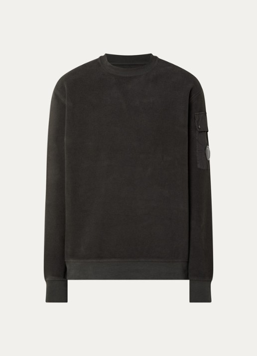 C.P. Company Sweater met logo - voorkant 3 bronsgroen