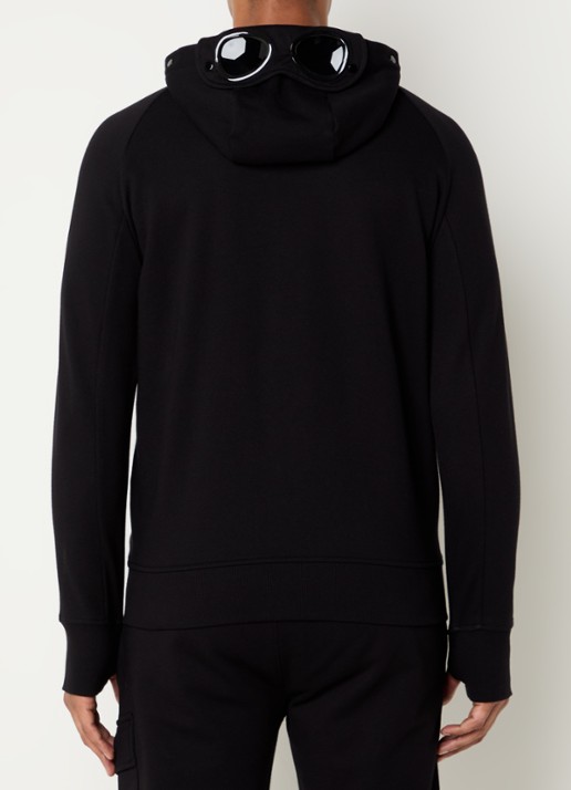 C.P. Company Sweatvest met capuchon en ritszakken - achterkant 5 zwart
