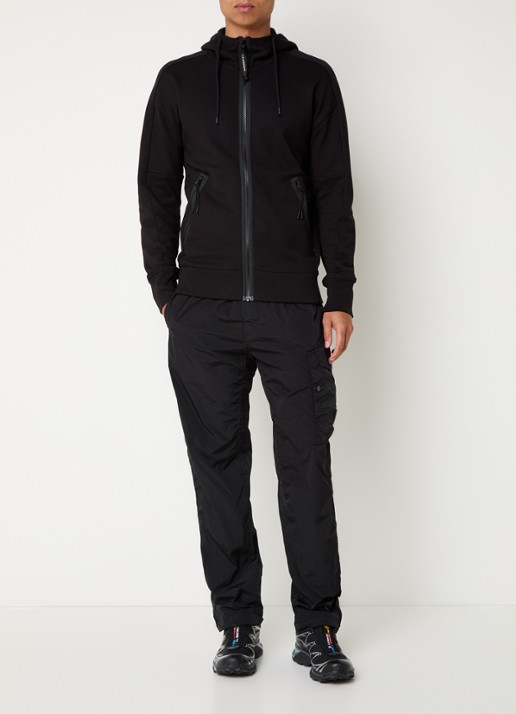 C.P. Company Sweatvest met ritszakken - voorkant 5 zwart