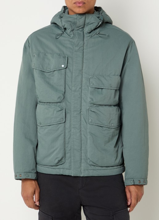 C.P. Company T-Flatt parka met klepzakken