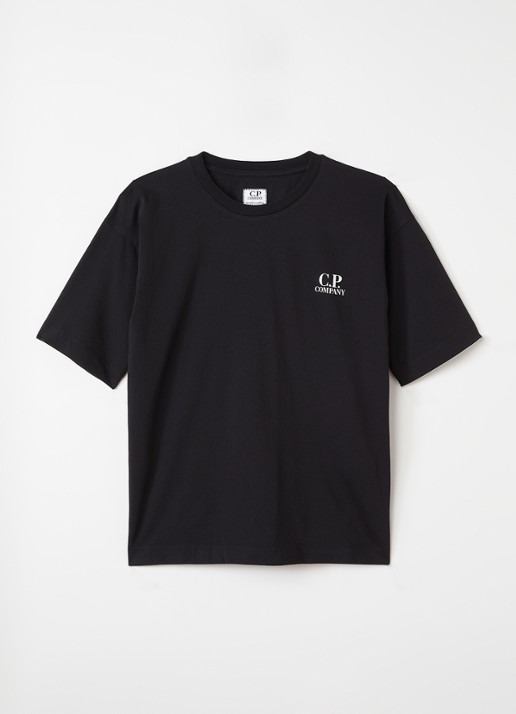 C.P. Company T-shirt met logo- en backprint