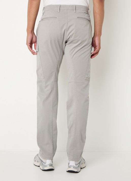 C.P. Company Tapered fit cargobroek met opgestikte zakken - achterkant 5 grijs