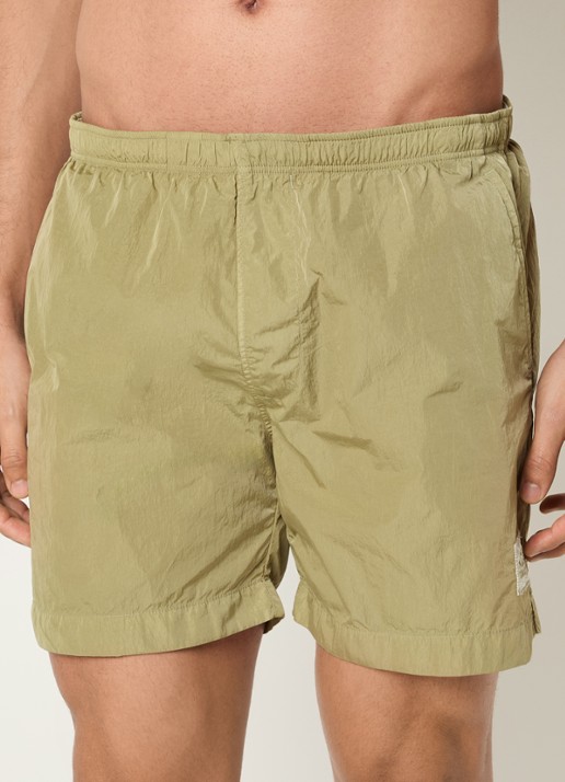 C.P. Company Zwemshorts met logo en steekzakken