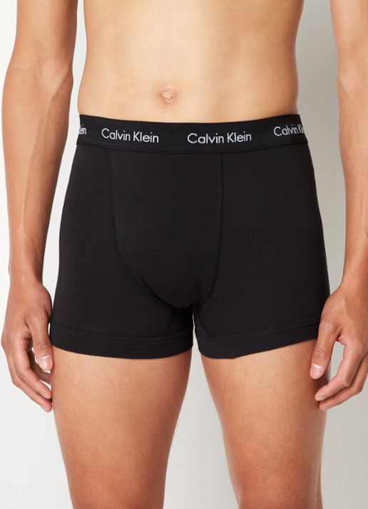 Calvin Klein 3-pack Trunk 2662 boxershorts - voorkant 4 zwart