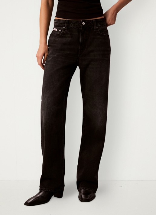 Calvin Klein 90's straight fit jeans met gekleurde wassing