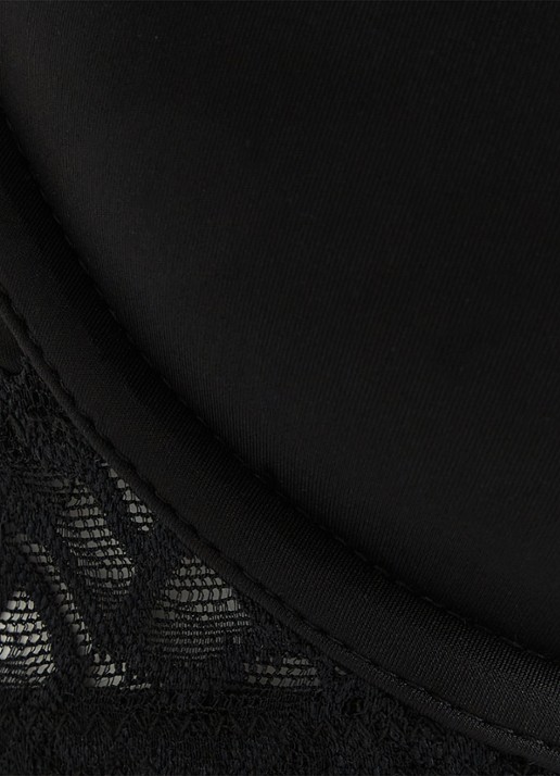 Calvin Klein Balconette BH met details van kant - detail 2 zwart