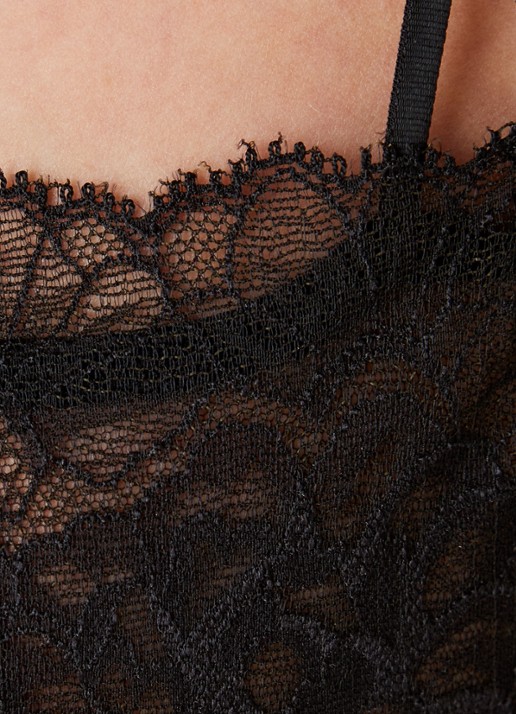 Calvin Klein Balconette bh van kant  - detail 2 black-ub1
