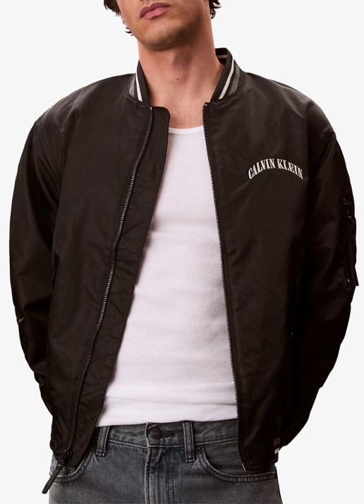 Calvin Klein Baseball jack met logo