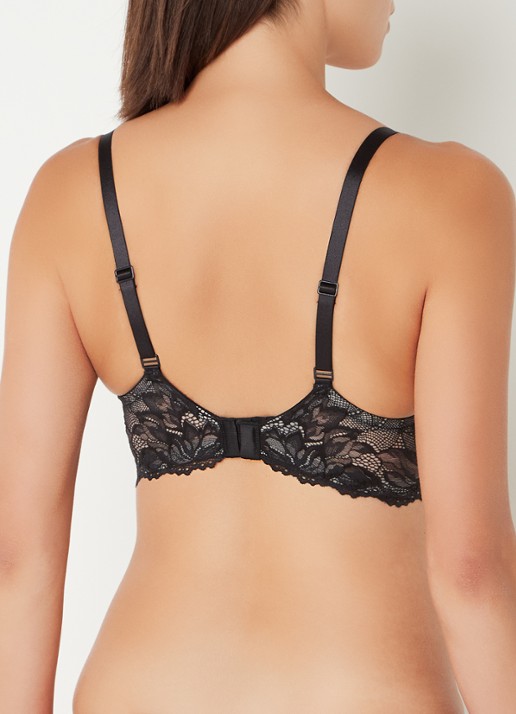Calvin Klein Beugel bh van kant - achterkant 2 zwart