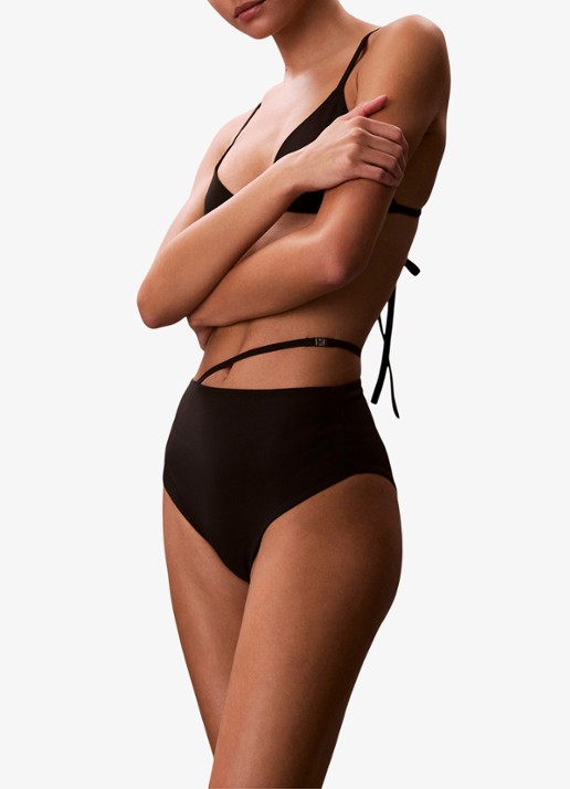 Calvin Klein Bikinislip met logo - detail 5 zwart