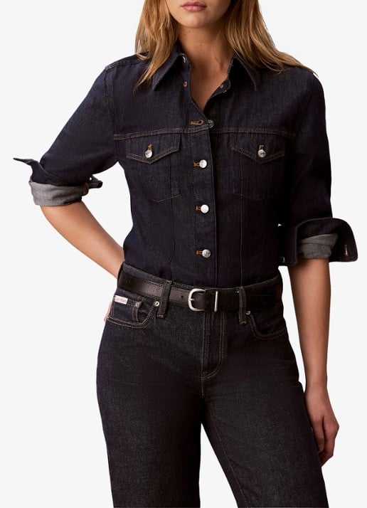 Calvin Klein Blouse van denim