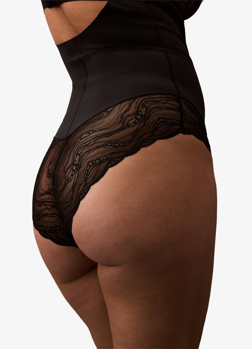 Calvin Klein Bodysuit van kant - detail 3 zwart
