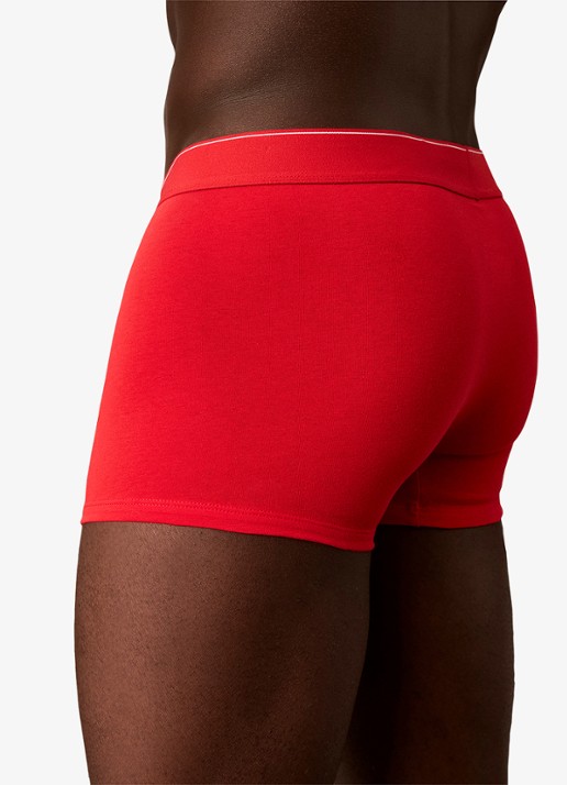Calvin Klein Boxershorts met logoband in 3-pack - detail 3 rood