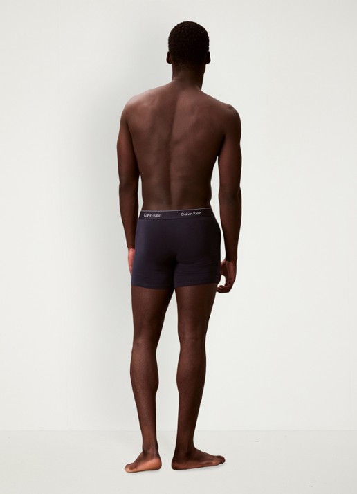 Calvin Klein Boxershorts met logoband in 3-pack - achterkant 5 lichtblauw