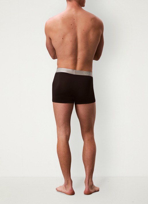 Calvin Klein Boxershorts met logoband in 3-pack - achterkant beige