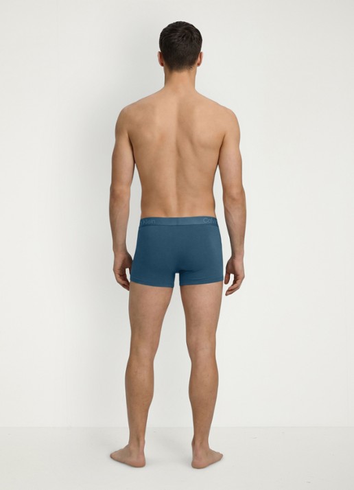 Calvin Klein Boxershorts met logoband in 3-pack - achterkant blauw