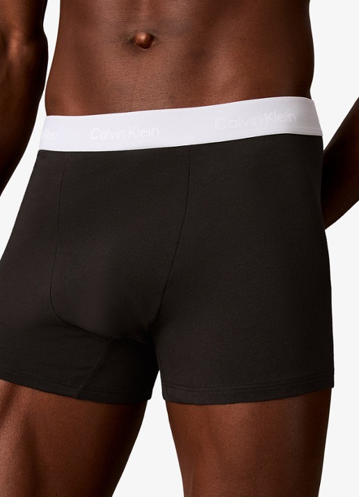 Calvin Klein Boxershorts met logoband in 3-pack - detail 3 blauw