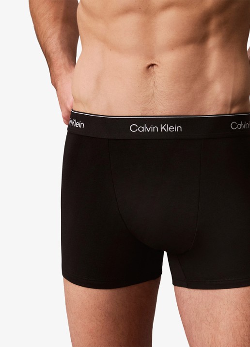 Calvin Klein Boxershorts met logoband in 3-pack - detail 5 paars