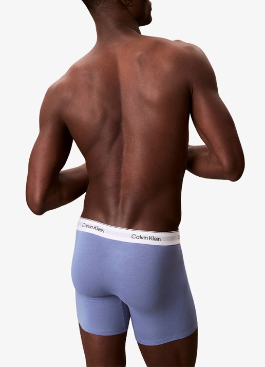 Calvin Klein Boxershorts met logoband in 3-pack - achterkant 4 wit