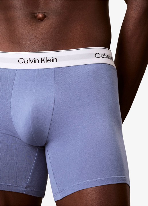 Calvin Klein Boxershorts met logoband in 3-pack - detail 2 wit