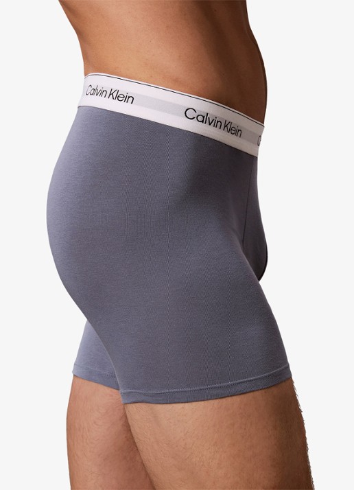 Calvin Klein Boxershorts met logoband in 3-pack - detail 5 beige