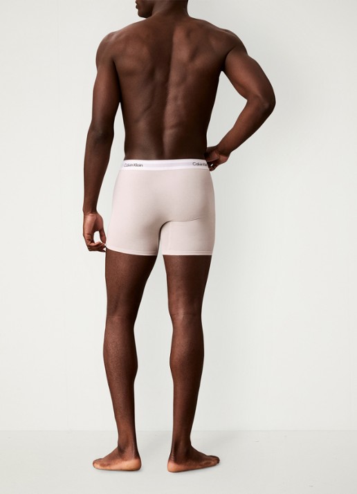 Calvin Klein Boxershorts met logoband in 3-pack - achterkant 6 groen
