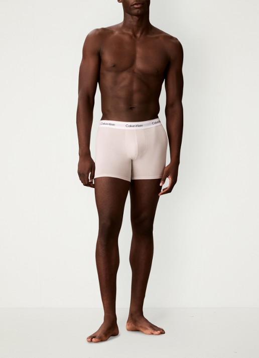 Calvin Klein Boxershorts met logoband in 3-pack - voorkant 5 groen