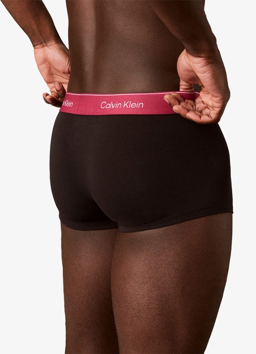Calvin Klein Boxershorts met logoband in 3-pack - detail 4 blauw