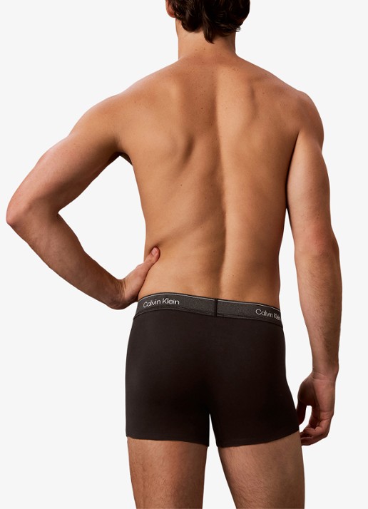 Calvin Klein Boxershorts met logoband in 3-pack - achterkant rood