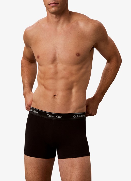 Calvin Klein Boxershorts met logoband in 3-pack - detail 2 rood