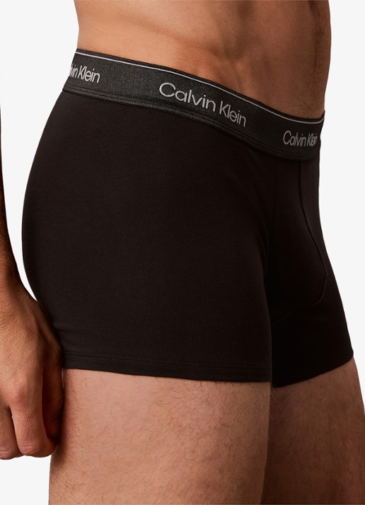 Calvin Klein Boxershorts met logoband in 3-pack - detail 5 rood