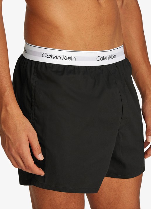 Calvin Klein Boxershorts met logoband in 3-pack - detail 5 zwart