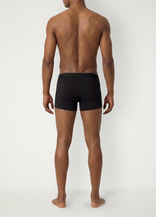 Calvin Klein Boxershorts met logoband in 3-pack - achterkant zwart