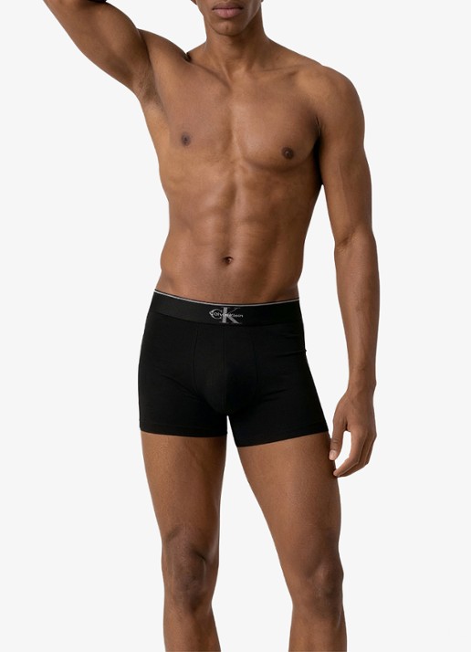 Calvin Klein Boxershorts met logoband in 3-pack - detail 4 zwart