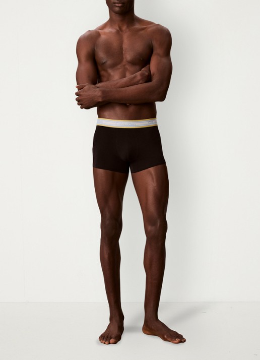Calvin Klein Boxerslips met logoband in 3-pack - voorkant 3 beige