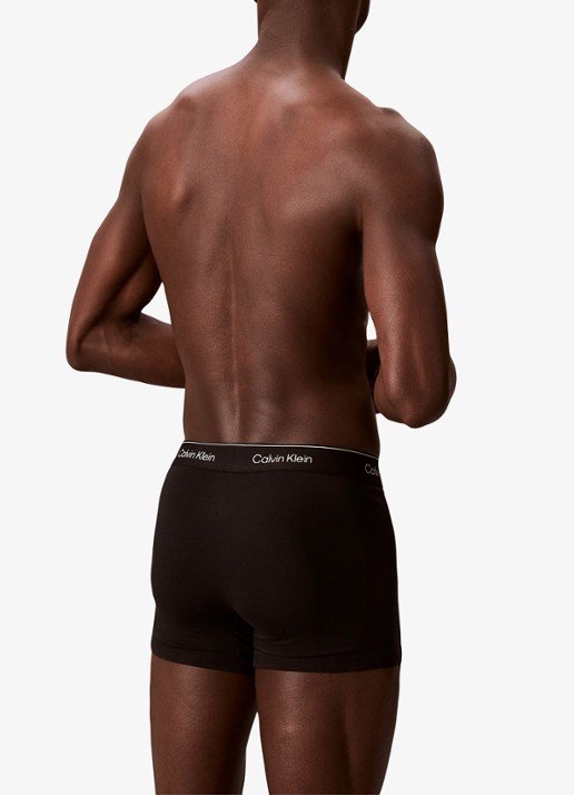Calvin Klein Boxerslips met logoband in 3-pack - achterkant blauw