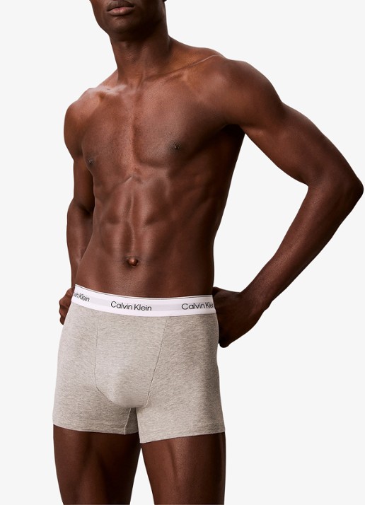 Calvin Klein Boxerslips met logoband in 3-pack - detail 2 paars