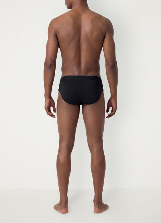 Calvin Klein Boxerslips met logoband in 3-pack - achterkant zwart