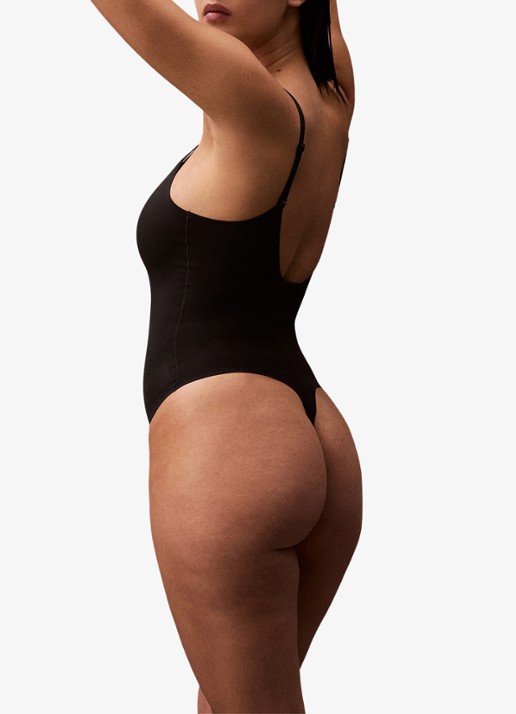 Calvin Klein Corrigerende string body - achterkant 8 zwart