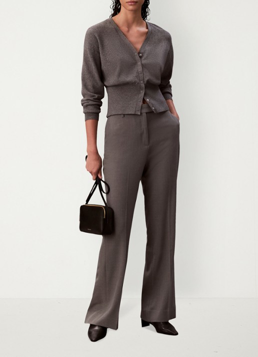 Calvin Klein Crossbodytas met logo - voorkant 3 zwart
