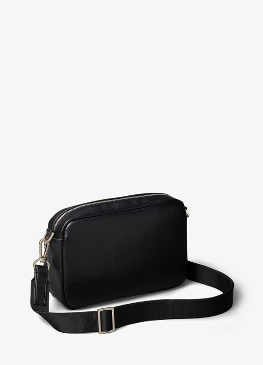 Calvin Klein Crossbodytas met logo - detail 3 zwart