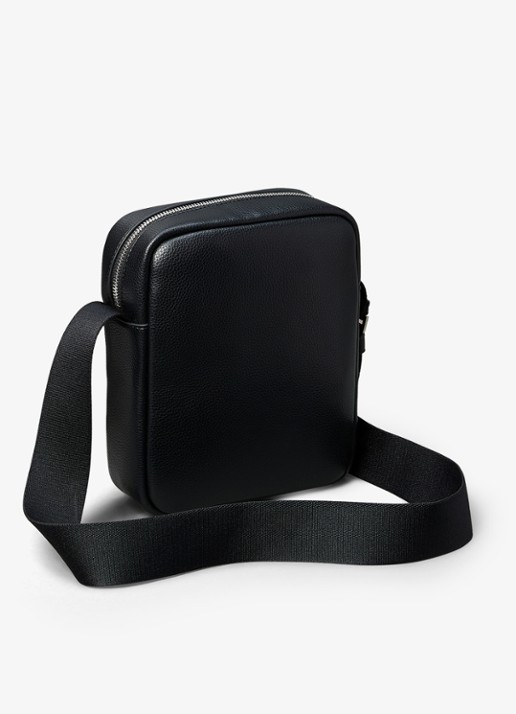 Calvin Klein Crossbodytas met verstelbare schouderriem en logo - detail 3 zwart