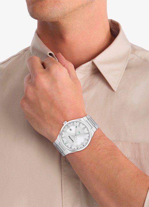 Calvin Klein Distinguish horloge CK25200489 - voorkant 2 zilver