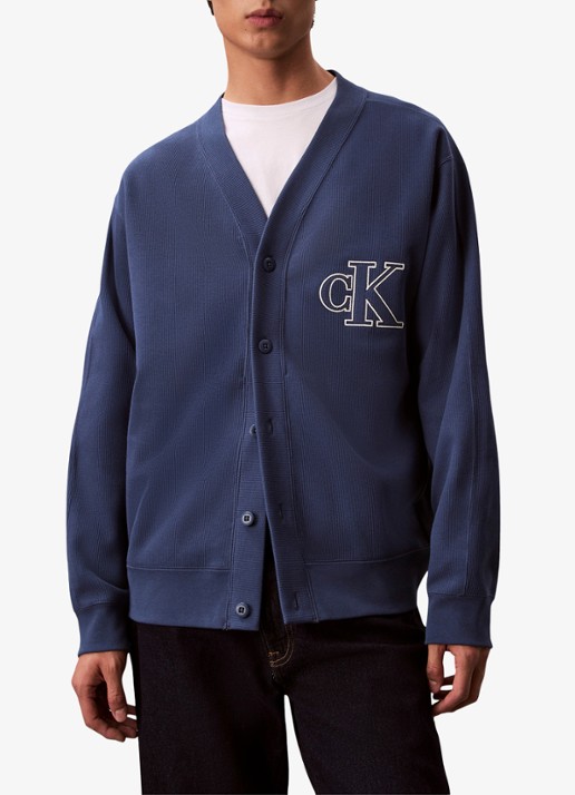 Calvin Klein Fijngebreid vest met logo