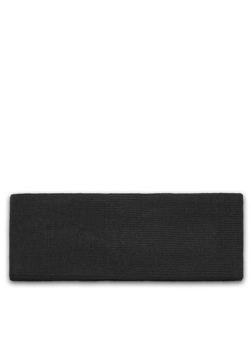 Calvin Klein Fijngebreide haarband met logo - achterkant 3 zwart