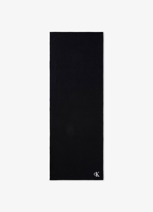 Calvin Klein Fijngebreide sjaal met logoborduring