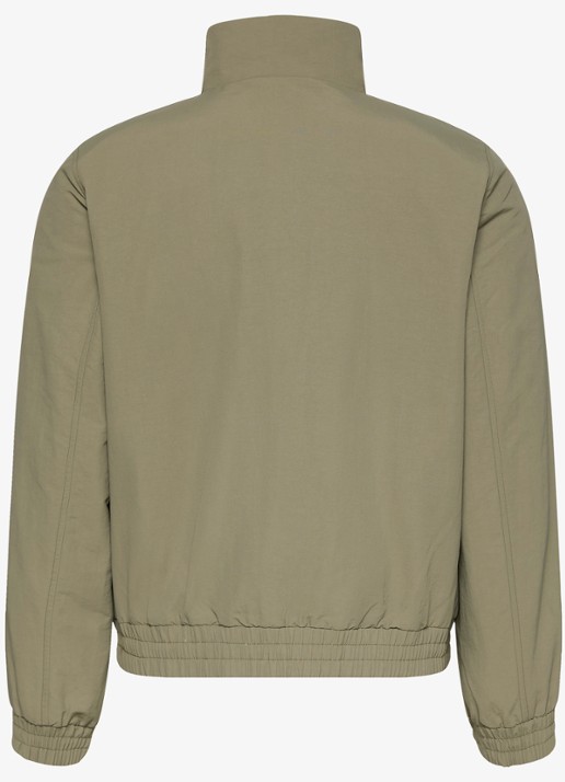 Calvin Klein Gewatteerd jack met logo - achterkant 2 dusty olive-ldy /  groen