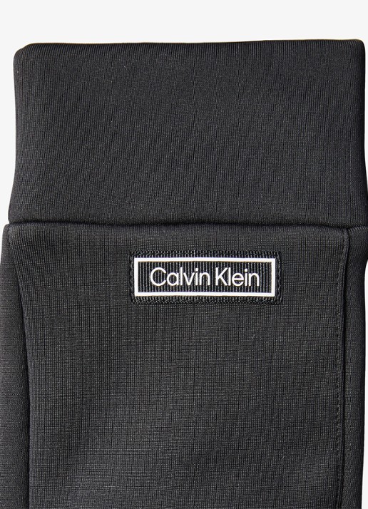Calvin Klein Handschoenen met logo - detail 2 zwart