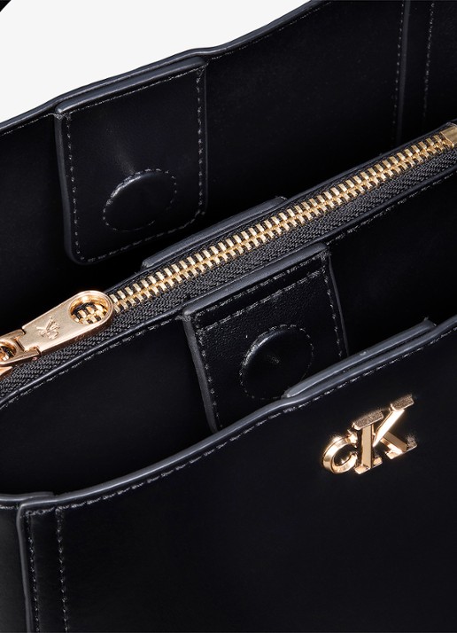 Calvin Klein Handtas met logo - detail 2 zwart