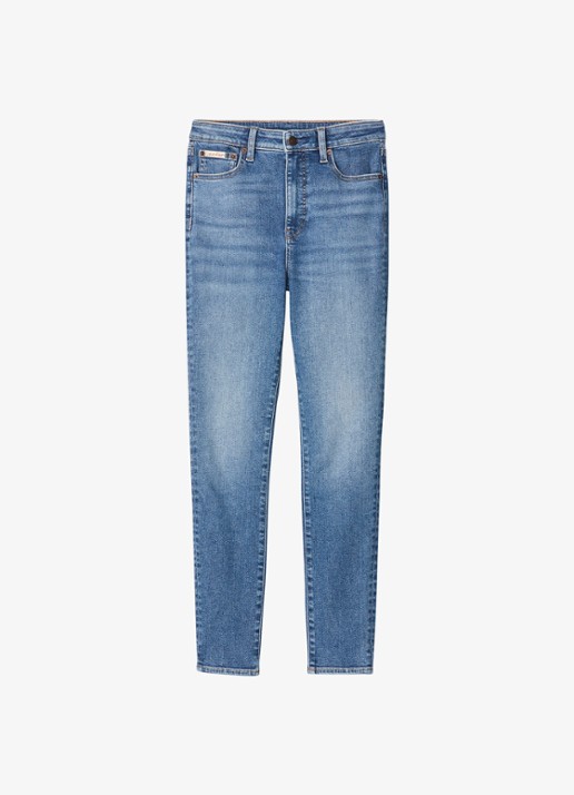 Calvin Klein High waist skinny jeans met steekzakken - voorkant jeans